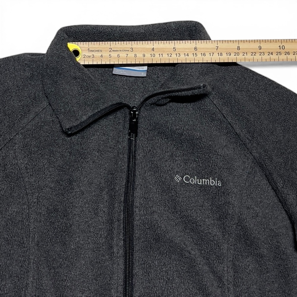 Columbia Fleece Jacket‎ Women Size S Charcoal Gray Excellent Full Zip Outdoor - Picture 5 of 8